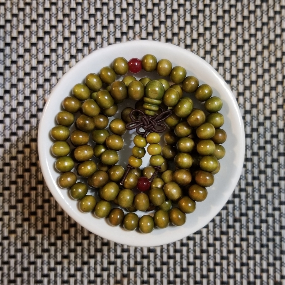 2x 108 Sandlewood Mala Beads